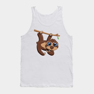 Sloth sticker Tank Top